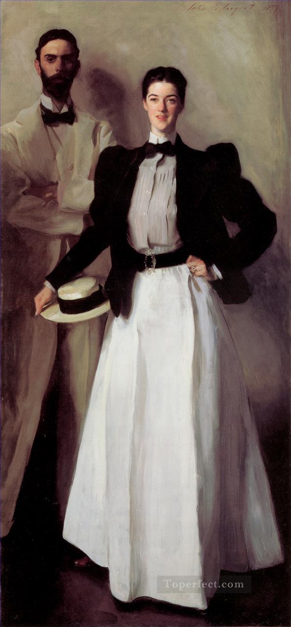 El señor y la señora Isaac Newton Phelps Stokes retrato John Singer Sargent Pintura al óleo